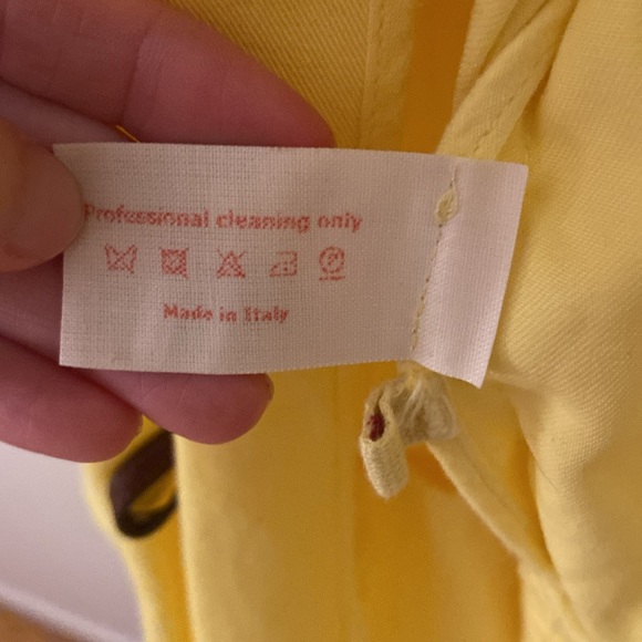 MARNI yellow coat size S/4 IT- 40 - Picture 8 of 10